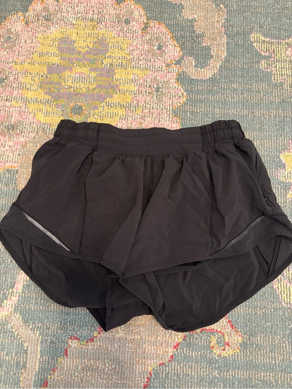 lululemon athletica Black Women's Layered Running Shorts